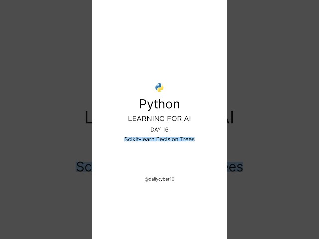 Python Learning for AI — Day 16 Part 3 #python #pythonprogramming #pythontutorial #pythonai
