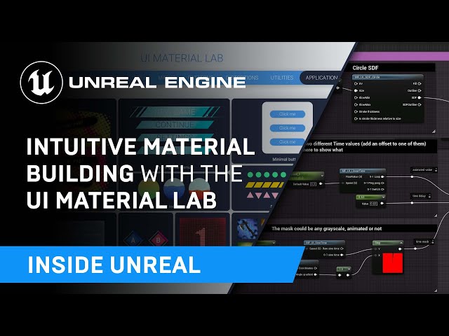 Intuitive Material Building with the UI Material Lab | Inside Unreal