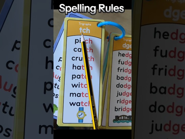 Tch spelling rule | tch Trigraphs #english #englishteacher #spellingrules