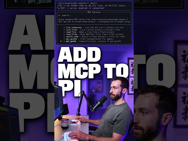 Add MCP support to your Pi coding agent...