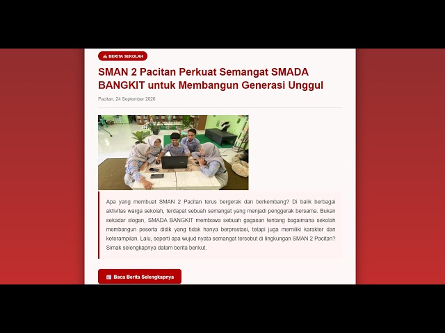 KASAP:Menaklukkan Halaman Kosong, Mengubah Peristiwa Menjadi Berita Digital Terintegrasi Coding HTML
