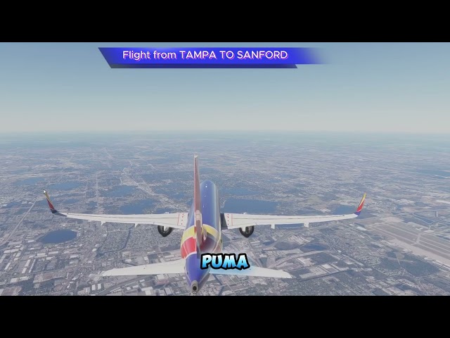 FLIGHT FROM TAMPA TO SANFORD