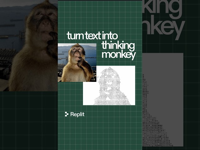 We built a browser extension in Replit that turns AI-generated text into a pondering monkey 🐒