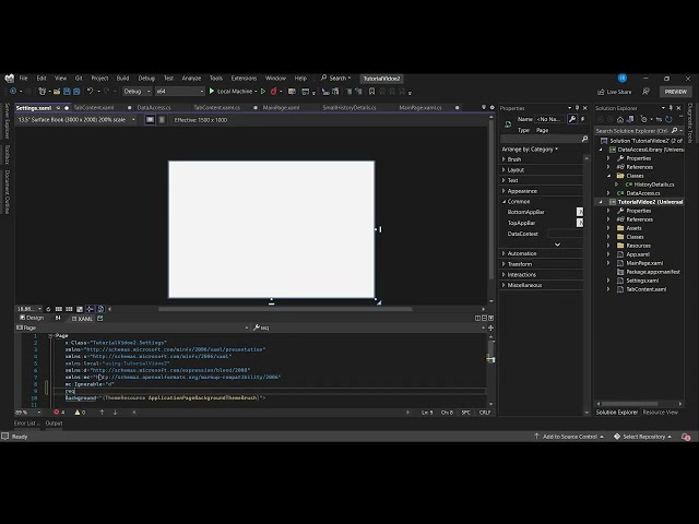 Part14 - Settings Page - Code Fix Source Link