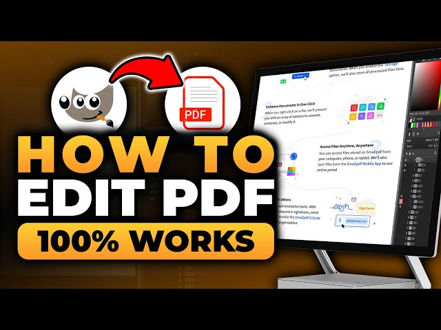 How To Edit a PDF in GIMP (𝟮𝟬𝟮𝟲) | 100% WORKS | NO Yapping, To The Point! | FAST & EASY