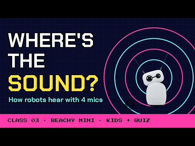 Where's the Sound? How a Robot Hears with 4 Microphones