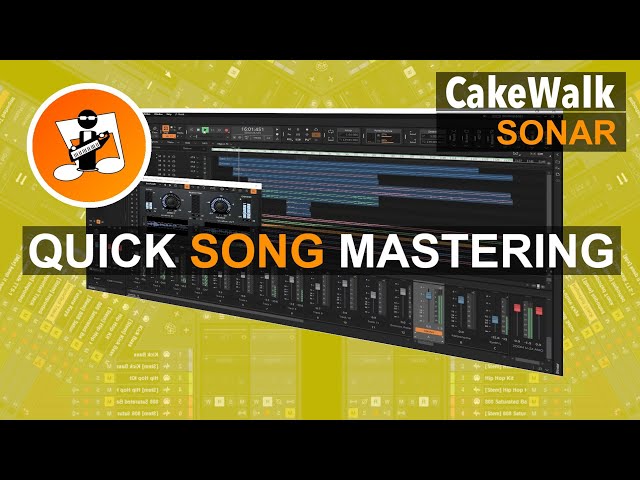 How to quick master your song in Cakewalk Sonar 