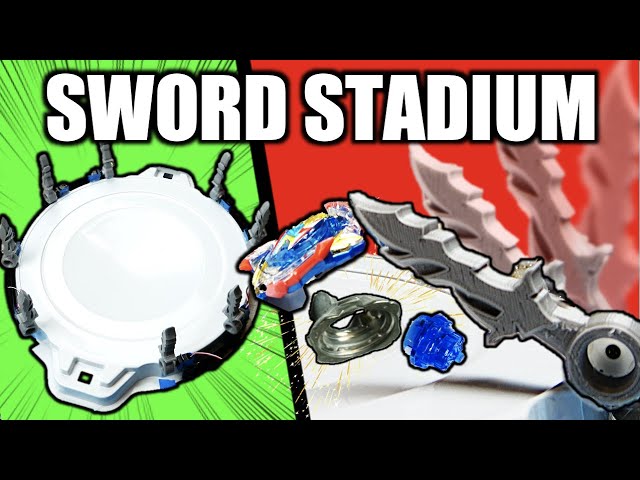 Giant Beyblade SWORD Stadium Mod!