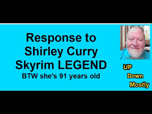 Shirley Currey: Response to your VLOG