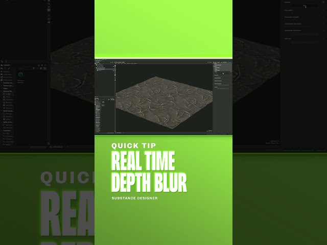 How To Create A Depth Blur In Substance Designer (Version 15.0)