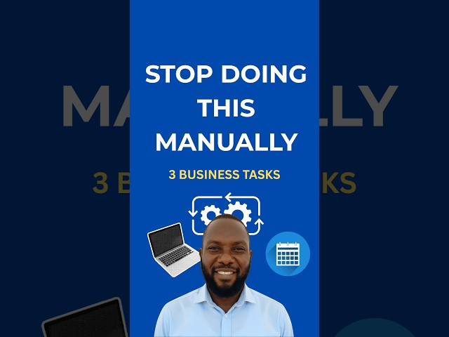 𝟑 𝐓𝐚𝐬𝐤𝐬 𝐄𝐯𝐞𝐫𝐲 𝐁𝐮𝐬𝐢𝐧𝐞𝐬𝐬 𝐎𝐰𝐧𝐞𝐫 𝐒𝐡𝐨𝐮𝐥𝐝 𝐒𝐭𝐨𝐩 𝐃𝐨𝐢𝐧𝐠 𝐌𝐚𝐧𝐮𝐚𝐥𝐥𝐲