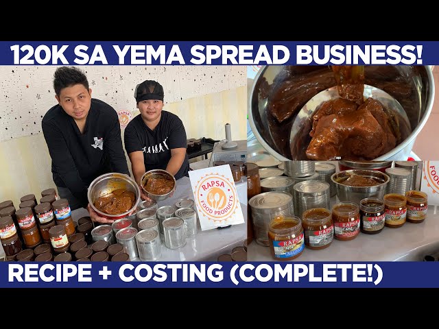 YEMA SPREAD: 120K KITA, 2K PUHUNAN! EASY RECIPE + COSTING!