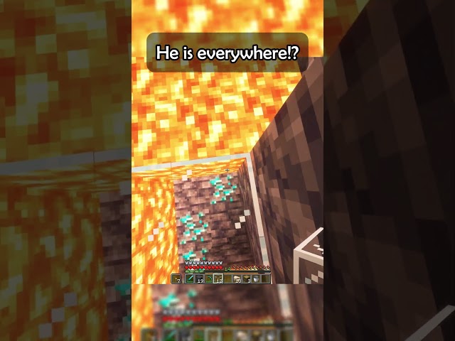How is bro everywhere?! 😱 #tweening #minecraftmemes