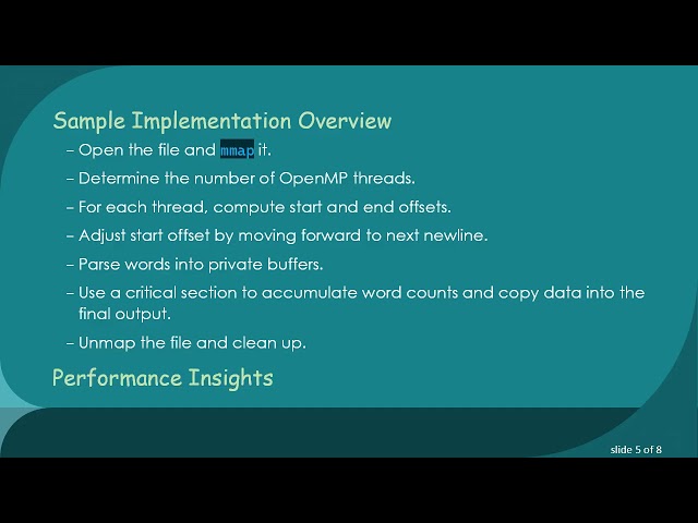 How to Read a File in Parallel Using mmap and OpenMP in C