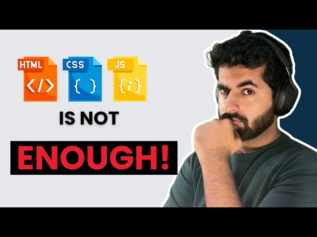 Job After HTML CSS Js?