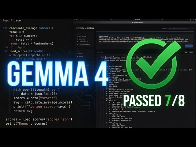 Google's Gemma 4 is Shockingly Good (7/8 Production Tests Passed)