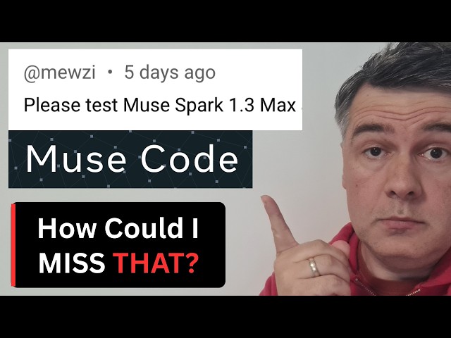 I RE-Tested Muse Spark 1.3 on MAX Level in Muse Code