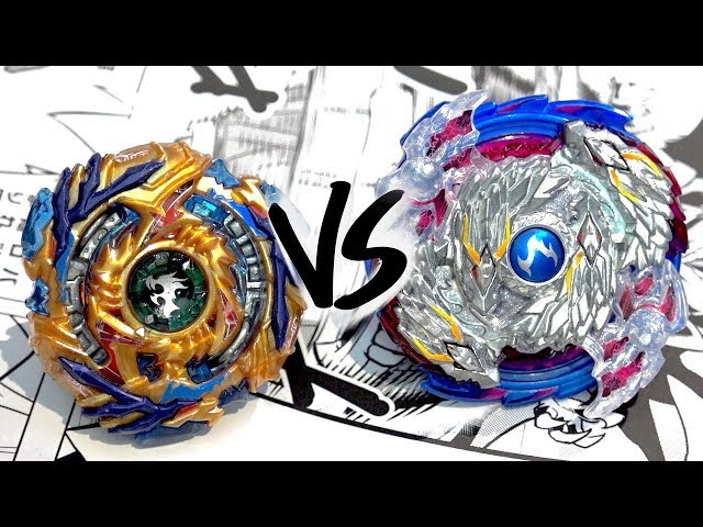 BATTLE: Drain Fafnir .8.Nt VS Nightmare Longinus .Ds - Beyblade Burst God/Evolution