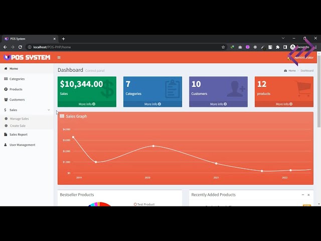 Point of Sale System (POS) Project in PHP with Source Code - CodeAstro