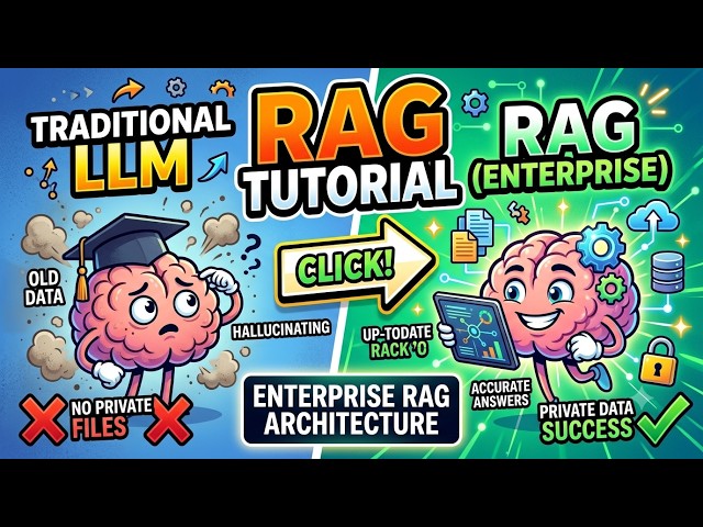 🚀 **What is RAG? RAG Tutorial: Retrieval-Augmented Generation + Enterprise RAG Architecture**