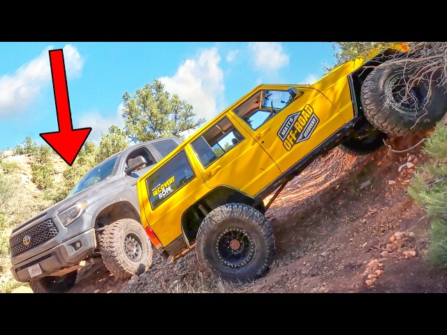 Toyota High Centered In The Worst Place Possible!