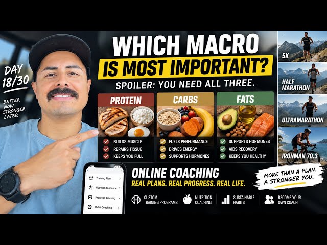 Protein vs Carbs vs Fats: Which Macro Matters Most? | Day 18/30 Body Recomp