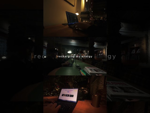 Recharging My Energy ⚡ | Coding Night Café | Timelapse