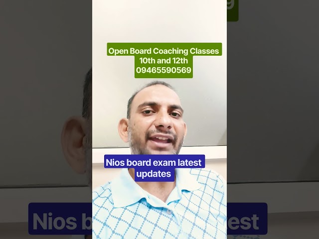 nios 10 coaching classes in Zirakpur / nios 12 tuition classes in Zirakpur / Dhakoli #zirakpur