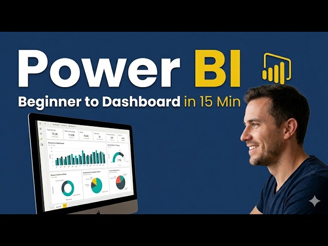 Power BI Tutorial for Absolute Beginners 2026 – Full Walkthrough in 15 Minutes