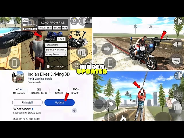🤑 NEW UPDATE 100+ SECRET CHEAT CODES?? INDIAN BIKE DRIVING 3D NEW UPDATE 2026