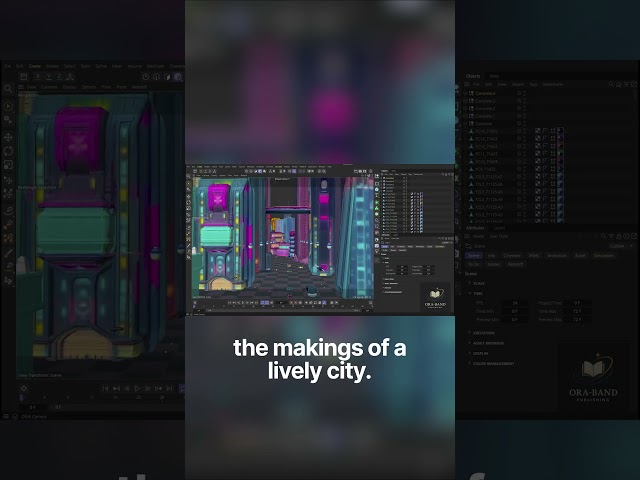 Creating a futuristic 3D city in Cinema 4D and Unreal Engine
