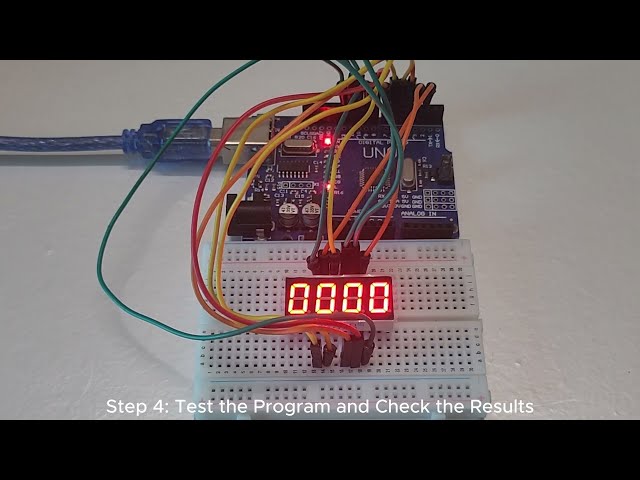 4-Digit 7-Segment LED with Arduino Uno - Wiring & Code Tutorial | Arduino Tutorials