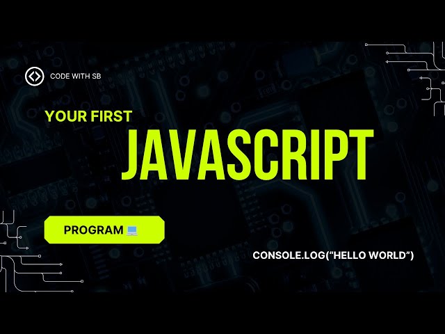 Javascript tutorial for beginners