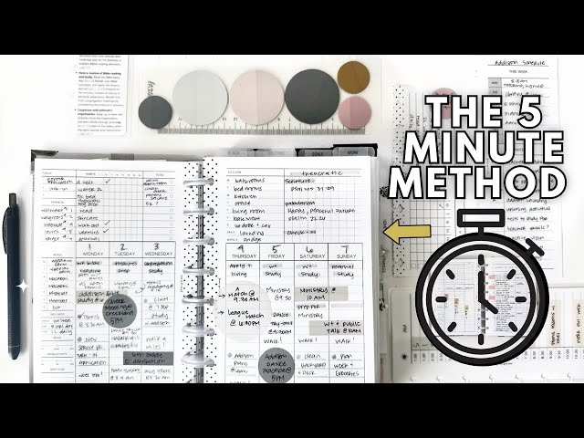 The 5 Minute Planning Routine That Will Change Your Life