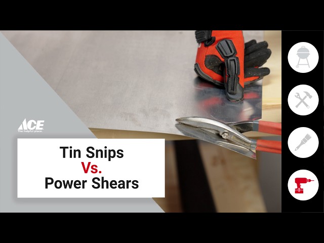 Tin Snips Vs. Power Shears | Ace Hardware
