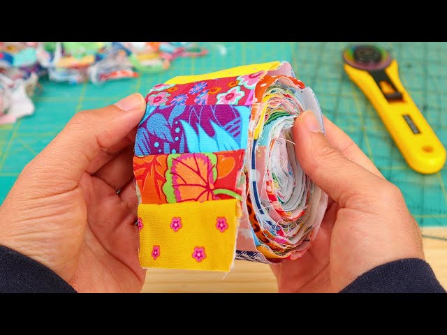How I Turned Over 300 Scraps into a Beautiful Quilt in 1 Day
