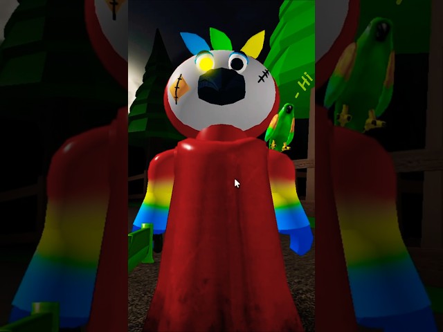 ROBLOX PUPPET WADDLE THE PARROT JUMPSCARE! (Fanmade)  🦜  #Shorts