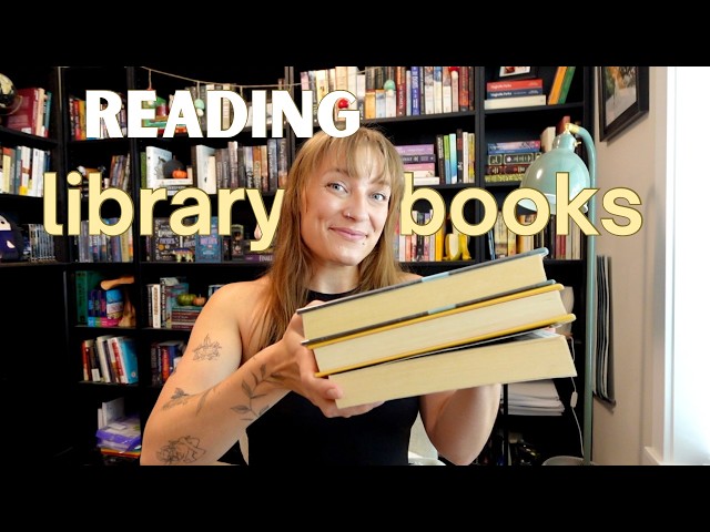 reading vlog 📚 *supporting my local library*