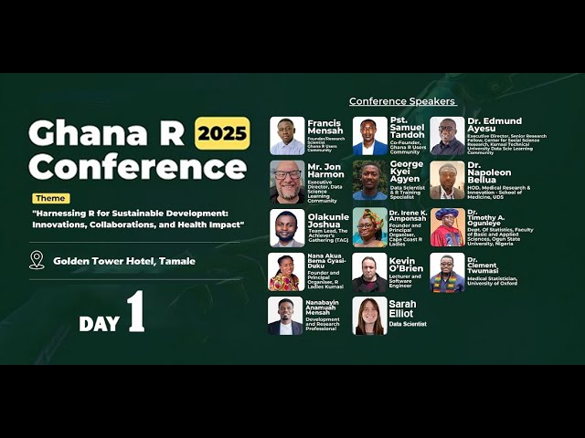 Ghana R Conference 2025 - Day 1