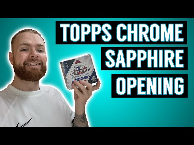 2021-22 TOPPS CHROME SAPPHIRE UEFA CHAMPIONS LEAGUE BOX OPENING - HUNTING FOR A GAVI SAPPHIRE ROOKIE