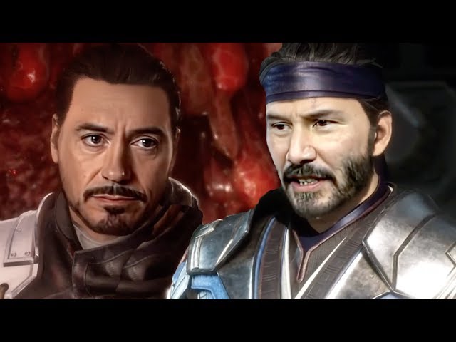 MK11 - Keanu Reeves & Robert Downey Jr. in MORTAL KOMBAT 11 [DeepFake]