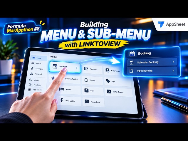 How to Build Custom Menus & Sub-Menus in AppSheet (Pro UI/UX)