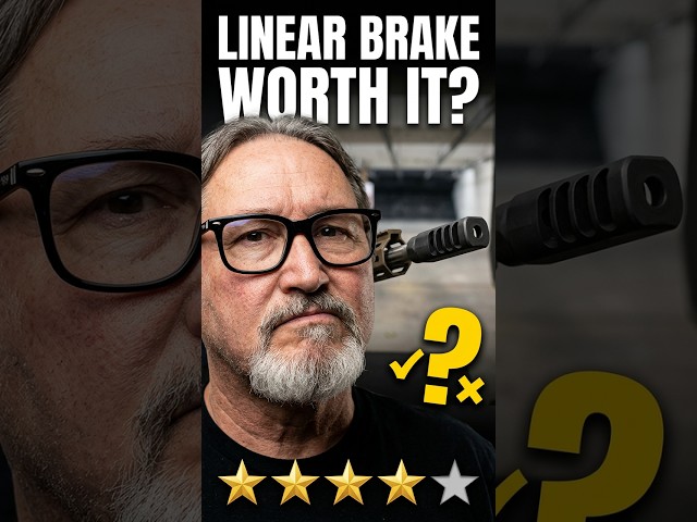 Why I Switched to a Linear Muzzle Brake #gear #shooting #shorts