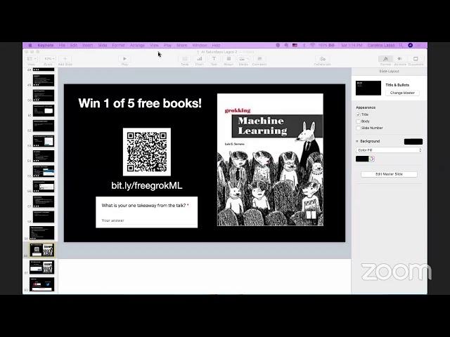 AI Saturdays Lagos January Colloquium with Luis Serrano