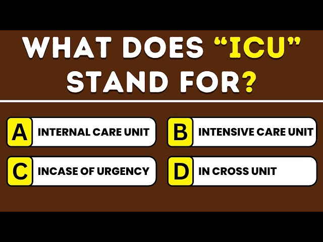 Can You Score 20/40 on This Medical Abbreviations Quiz? 🩺 Test Your Knowledge!