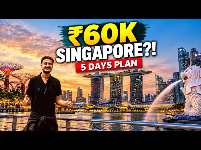 Singapore in ₹60,000 for 5 Days | Complete Budget Itinerary with Money-Saving Hacks