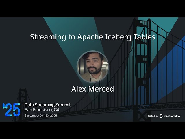 [Streaming Lakehouse] Streaming to Apache Iceberg Tables