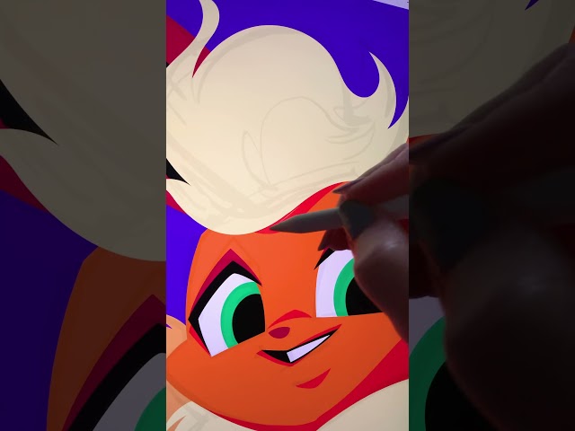 Kuitsuku Draws Flareon #shorts #satisfying