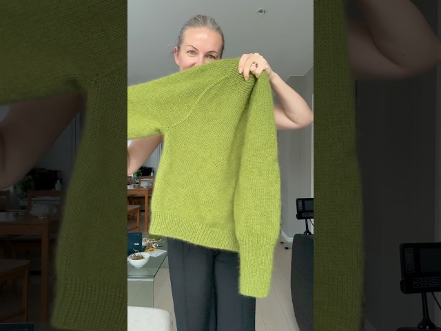 Sweater Vittoria ✨ #knittingpattern #knitting #tutorial #knit
