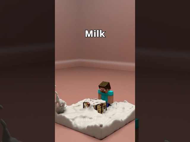 Steve vs Realistic Fluid Simulation #shorts #minecraft